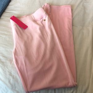 NWT Lilly Pulitzer Jordynne Velour Pant - pink